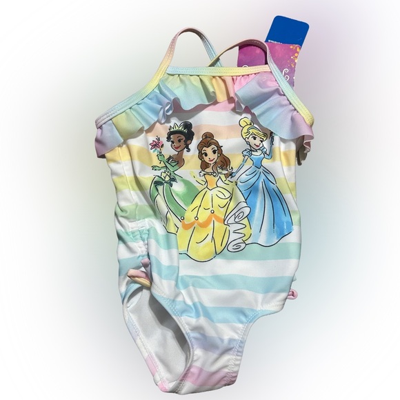 Infant Girls Disney Princess Bathing Suit NWT - Picture 1 of 2